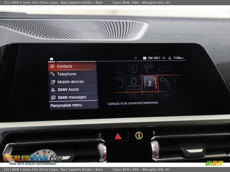 Controls of 2021 BMW 4 Series 430i xDrive Coupe Photo #12
