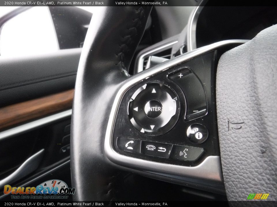 2020 Honda CR-V EX-L AWD Platinum White Pearl / Black Photo #24
