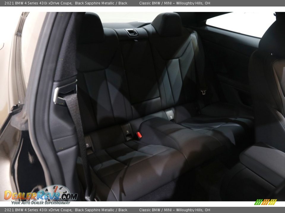 Rear Seat of 2021 BMW 4 Series 430i xDrive Coupe Photo #19