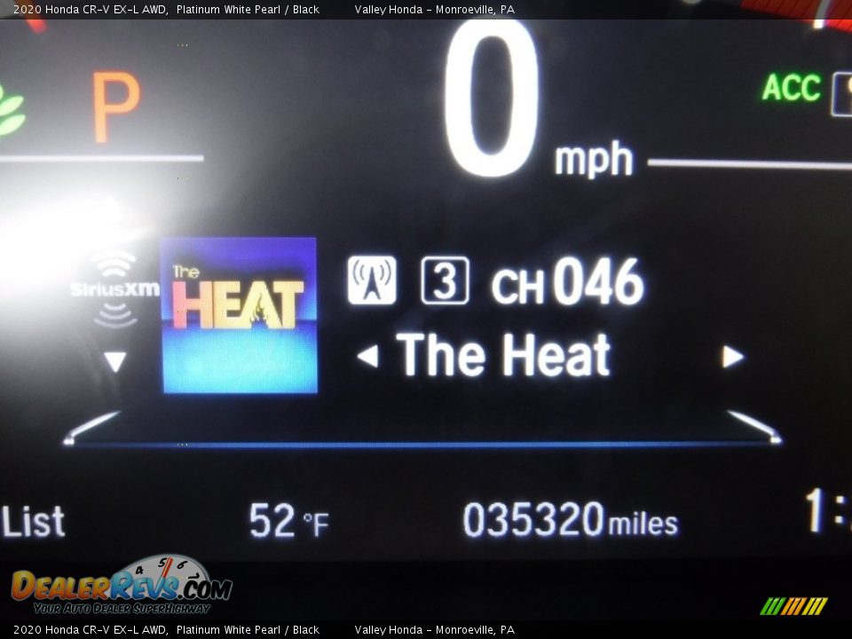 2020 Honda CR-V EX-L AWD Platinum White Pearl / Black Photo #35