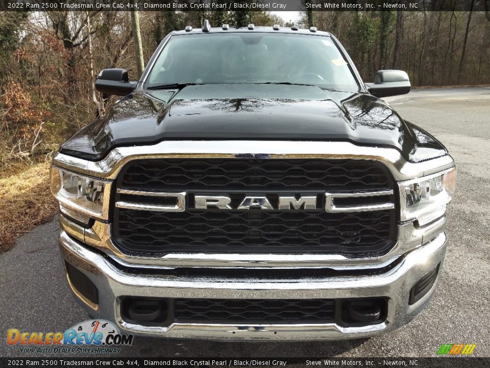 2022 Ram 2500 Tradesman Crew Cab 4x4 Diamond Black Crystal Pearl / Black/Diesel Gray Photo #3