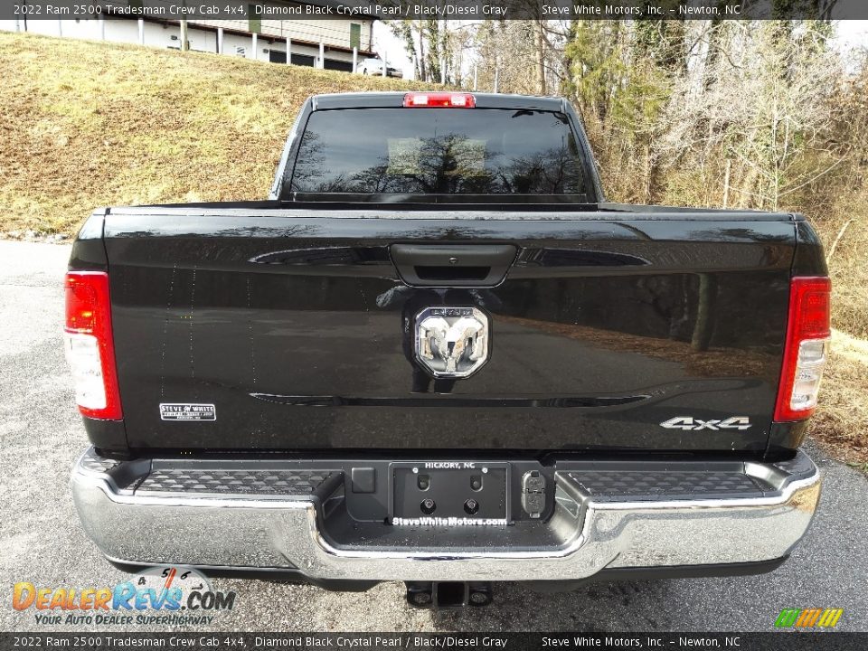 2022 Ram 2500 Tradesman Crew Cab 4x4 Diamond Black Crystal Pearl / Black/Diesel Gray Photo #7