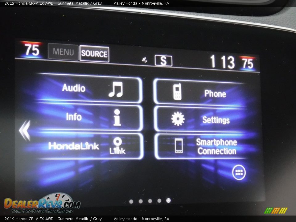 2019 Honda CR-V EX AWD Gunmetal Metallic / Gray Photo #20