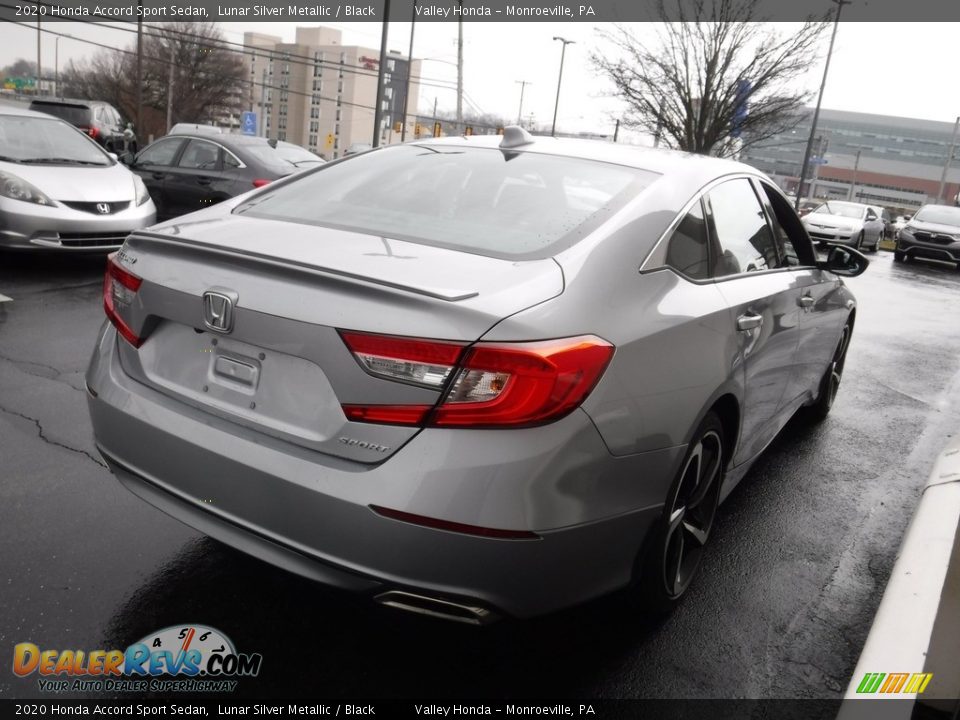 2020 Honda Accord Sport Sedan Lunar Silver Metallic / Black Photo #6