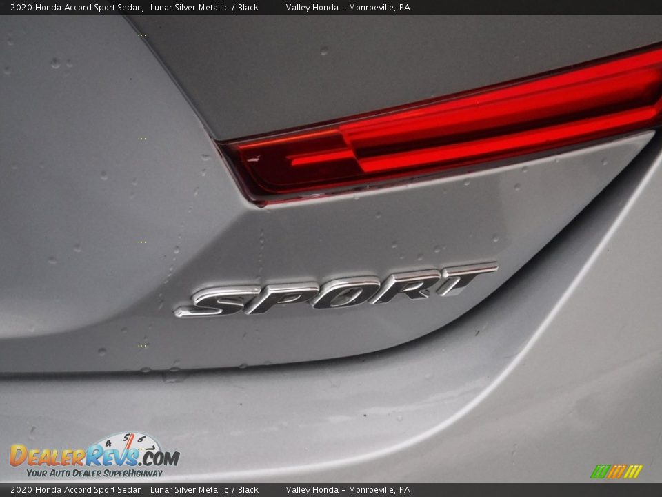 2020 Honda Accord Sport Sedan Lunar Silver Metallic / Black Photo #8