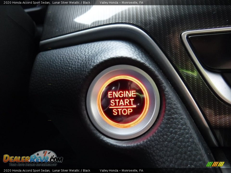 2020 Honda Accord Sport Sedan Lunar Silver Metallic / Black Photo #18