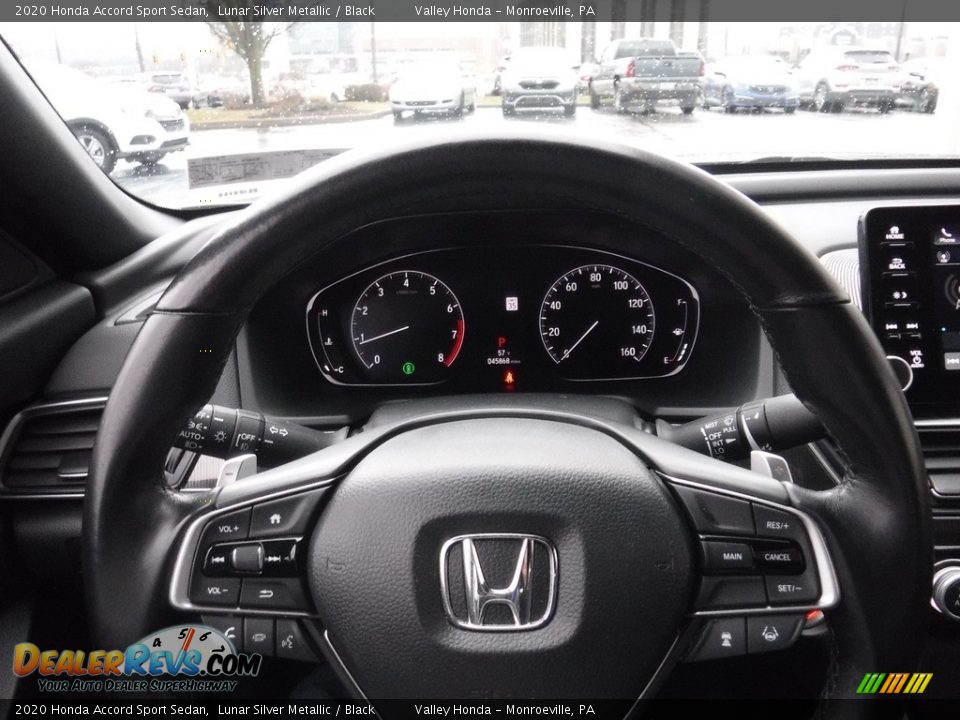 2020 Honda Accord Sport Sedan Lunar Silver Metallic / Black Photo #22