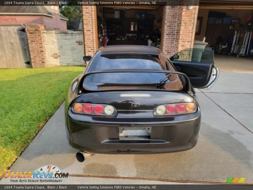 1994 Toyota Supra Coupe Black / Black Photo #3