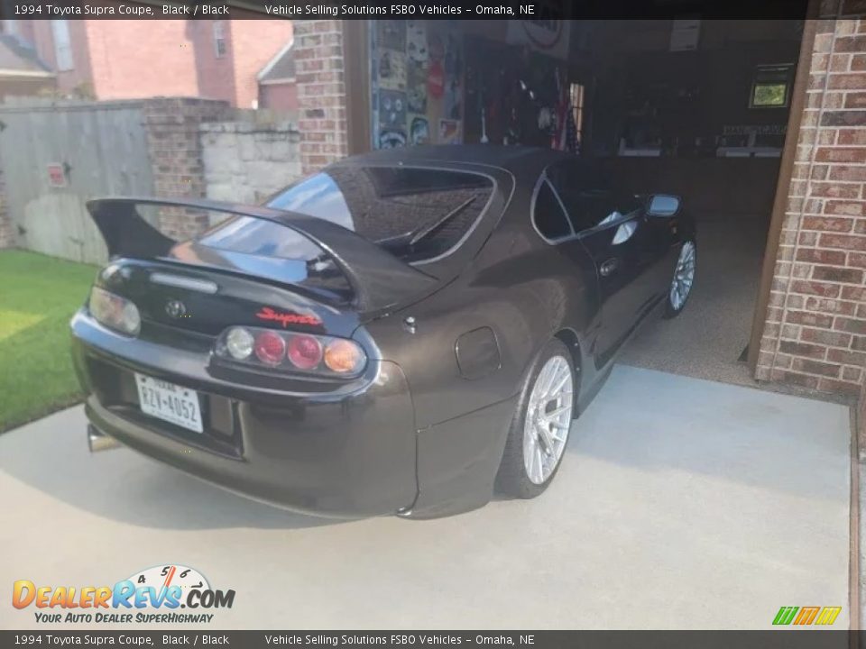 1994 Toyota Supra Coupe Black / Black Photo #4