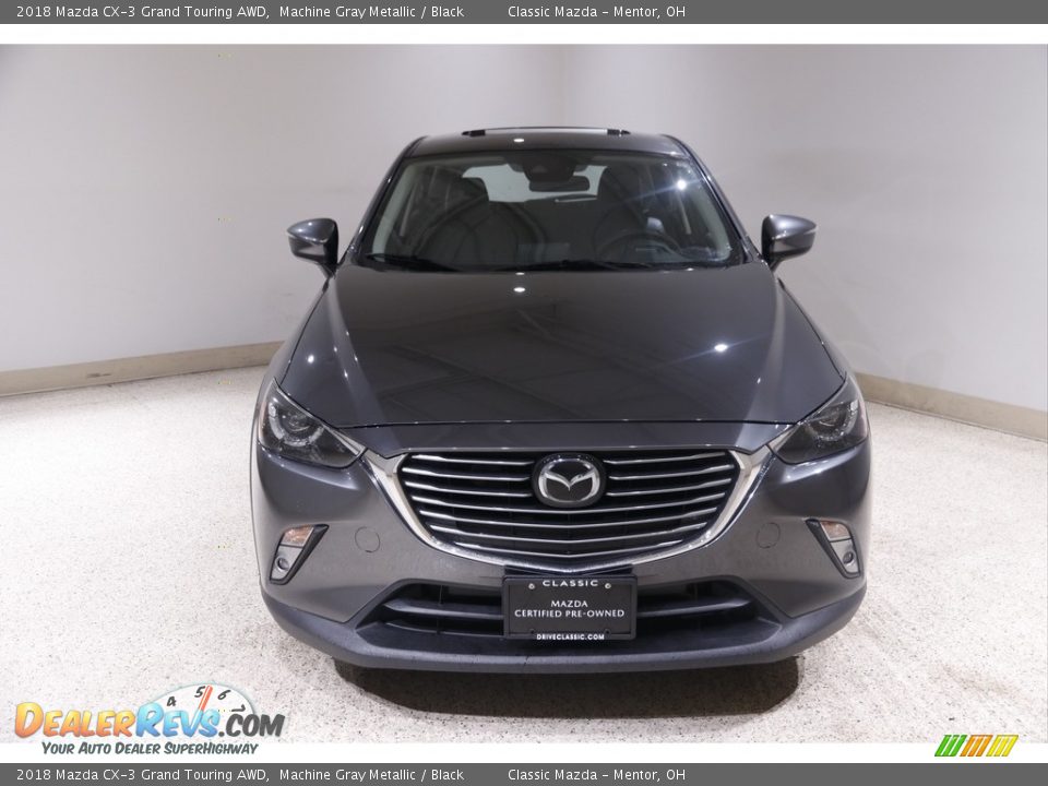 2018 Mazda CX-3 Grand Touring AWD Machine Gray Metallic / Black Photo #2