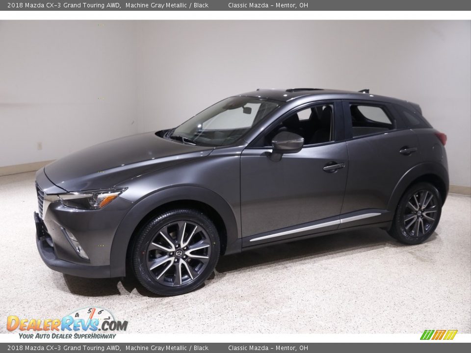 2018 Mazda CX-3 Grand Touring AWD Machine Gray Metallic / Black Photo #3