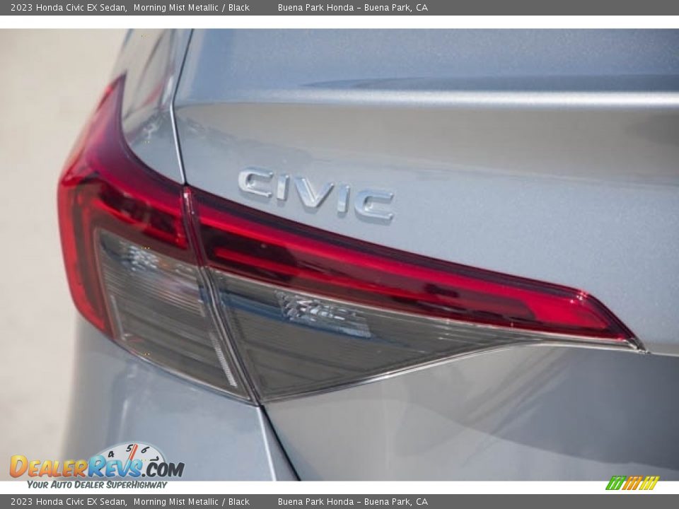2023 Honda Civic EX Sedan Morning Mist Metallic / Black Photo #6
