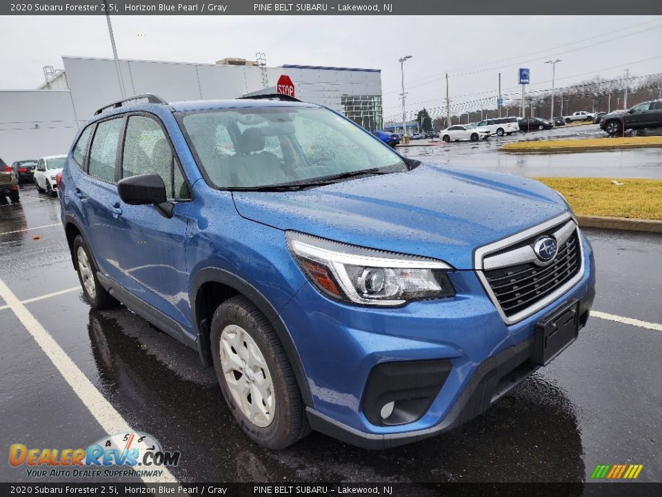 2020 Subaru Forester 2.5i Horizon Blue Pearl / Gray Photo #3