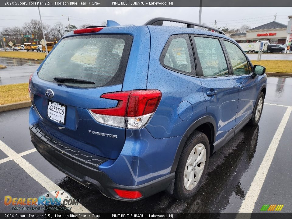 2020 Subaru Forester 2.5i Horizon Blue Pearl / Gray Photo #7