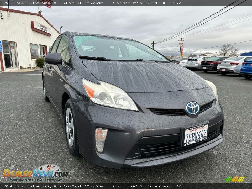 2014 Toyota Prius Five Hybrid Winter Gray Metallic / Misty Gray Photo #1