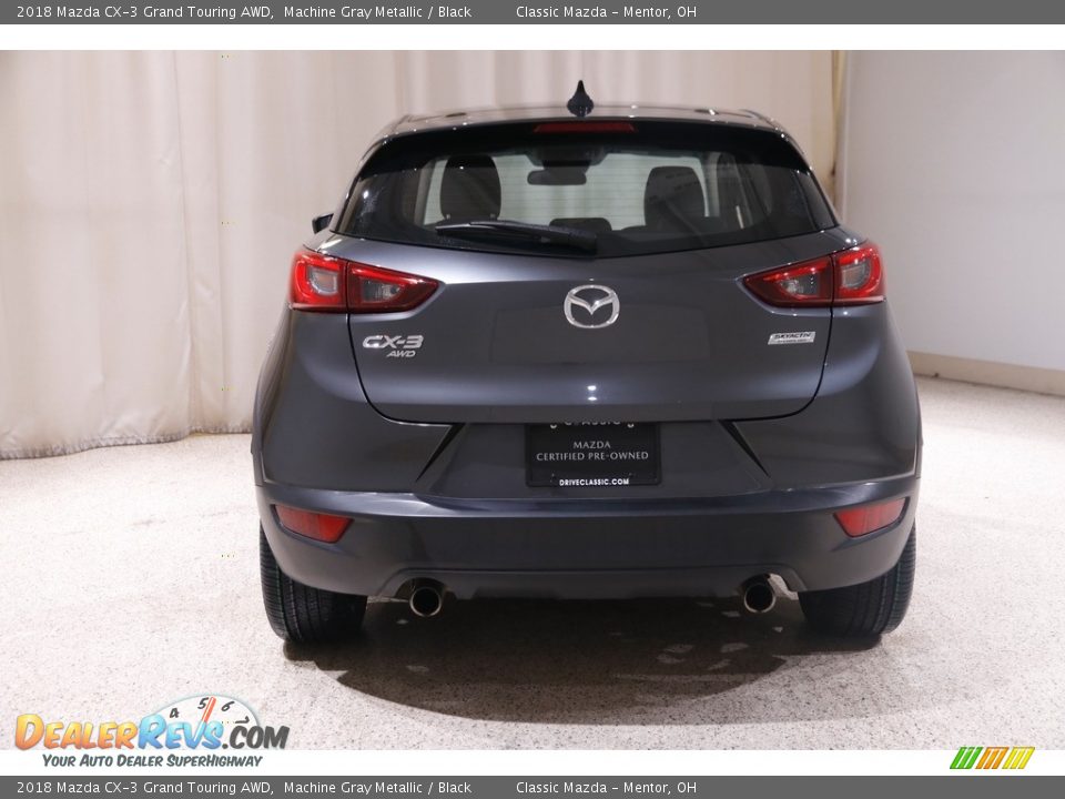 2018 Mazda CX-3 Grand Touring AWD Machine Gray Metallic / Black Photo #18