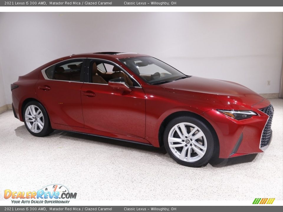 Matador Red Mica 2021 Lexus IS 300 AWD Photo #1