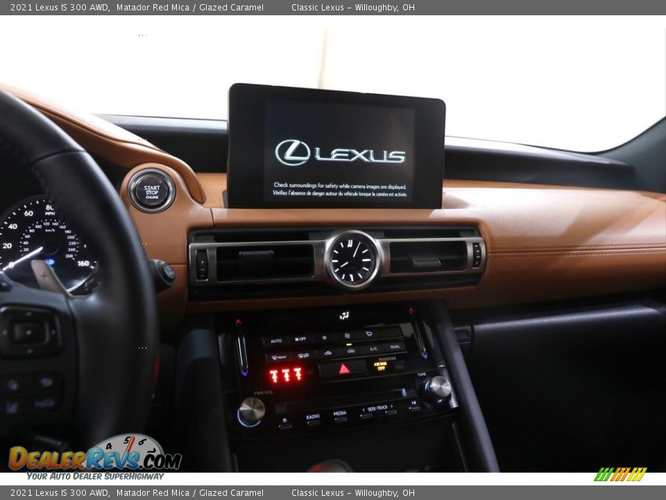 Dashboard of 2021 Lexus IS 300 AWD Photo #9