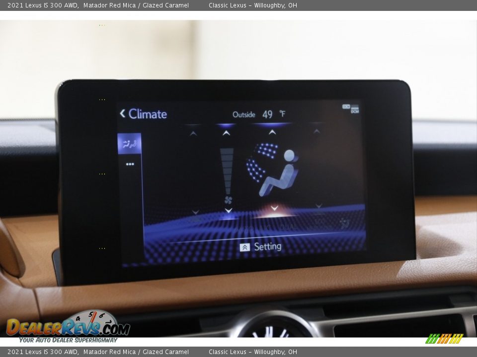 Controls of 2021 Lexus IS 300 AWD Photo #12