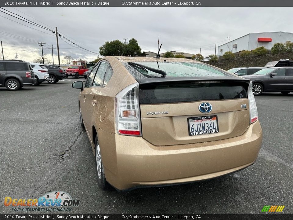 2010 Toyota Prius Hybrid II Sandy Beach Metallic / Bisque Photo #4