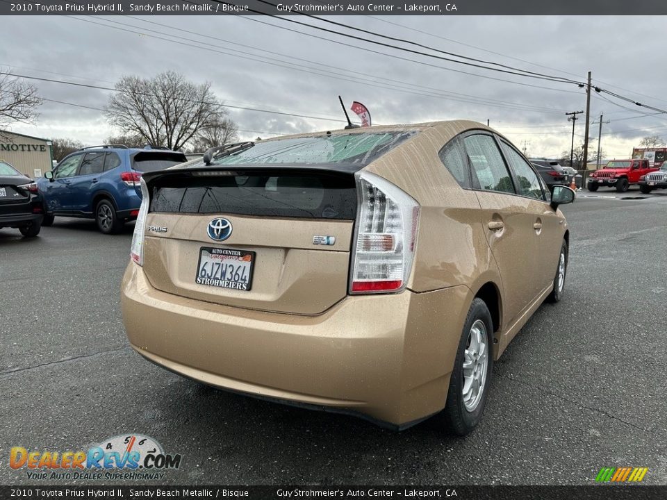 2010 Toyota Prius Hybrid II Sandy Beach Metallic / Bisque Photo #6