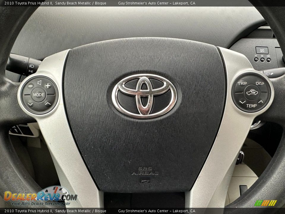 2010 Toyota Prius Hybrid II Sandy Beach Metallic / Bisque Photo #7