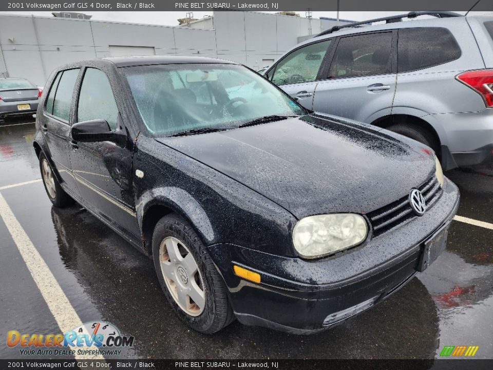 Front 3/4 View of 2001 Volkswagen Golf GLS 4 Door Photo #3