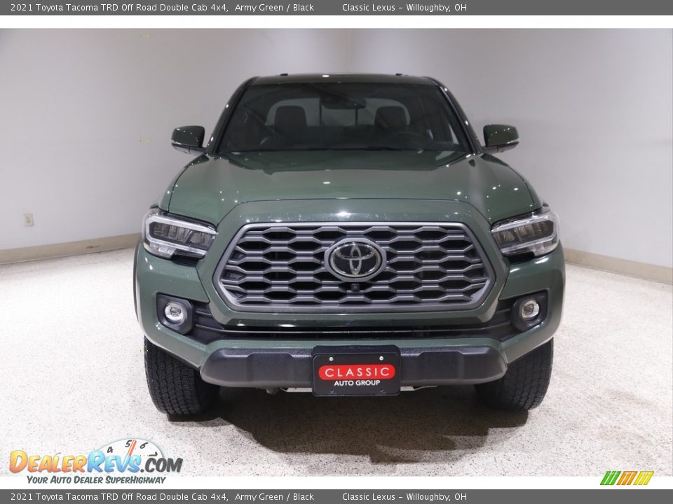 2021 Toyota Tacoma TRD Off Road Double Cab 4x4 Army Green / Black Photo #2