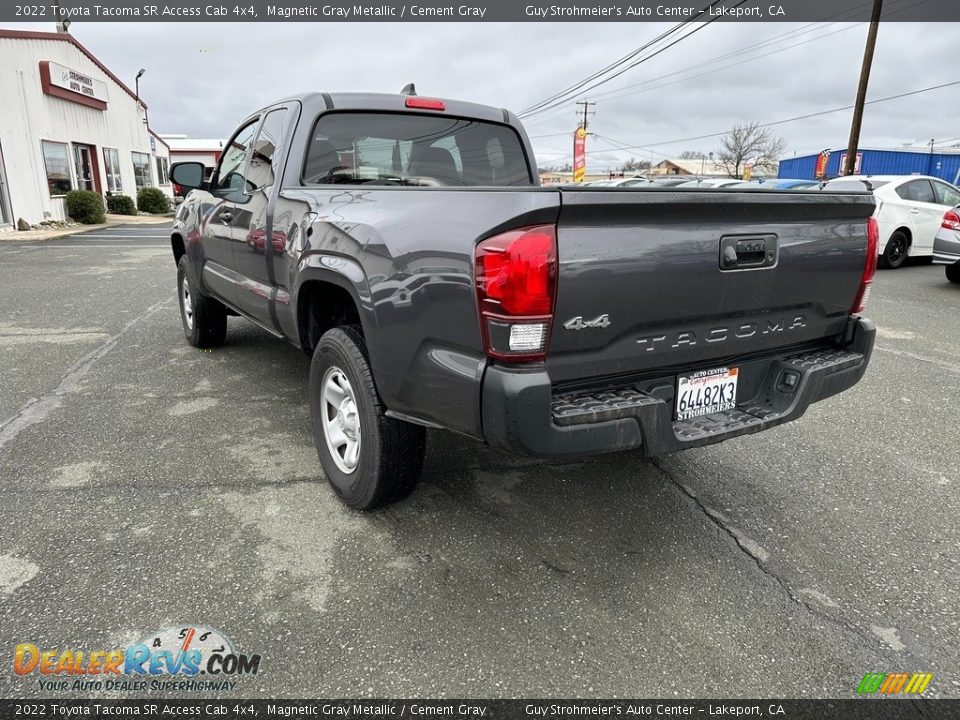 2022 Toyota Tacoma SR Access Cab 4x4 Magnetic Gray Metallic / Cement Gray Photo #4