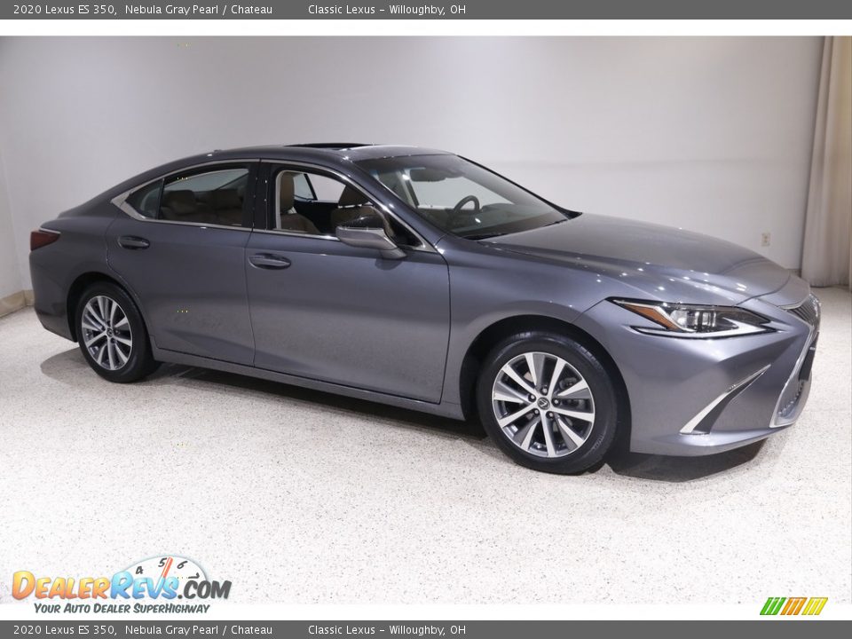 2020 Lexus ES 350 Nebula Gray Pearl / Chateau Photo #1