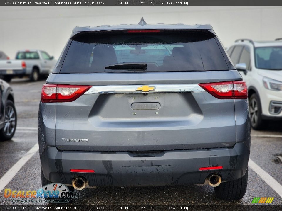 2020 Chevrolet Traverse LS Satin Steel Metallic / Jet Black Photo #4