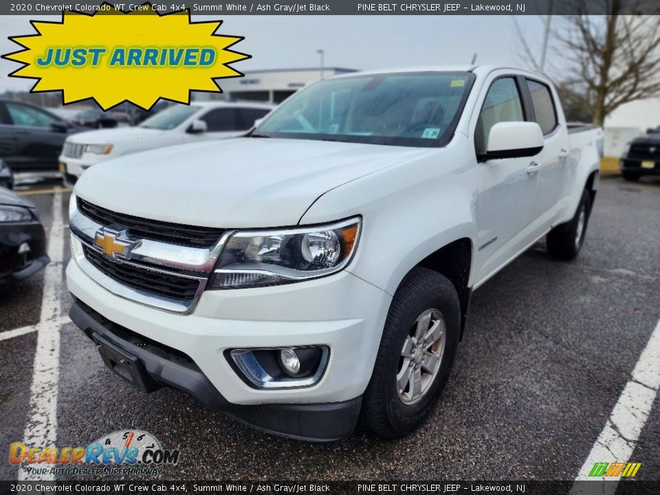 2020 Chevrolet Colorado WT Crew Cab 4x4 Summit White / Ash Gray/Jet Black Photo #1