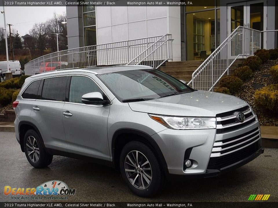 2019 Toyota Highlander XLE AWD Celestial Silver Metallic / Black Photo #1