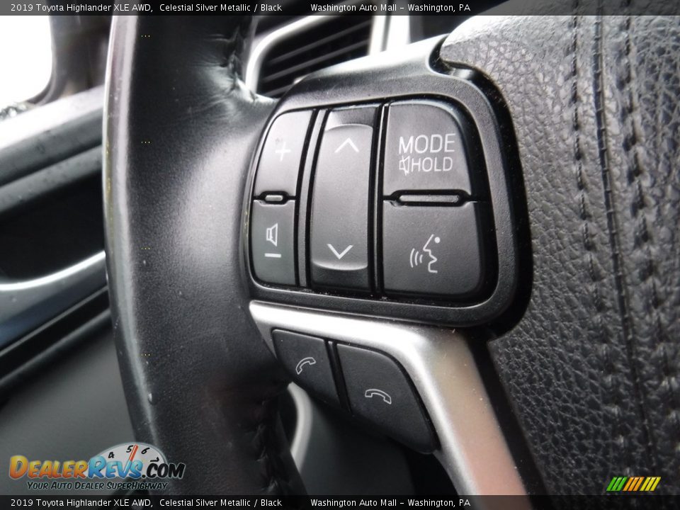 2019 Toyota Highlander XLE AWD Celestial Silver Metallic / Black Photo #9