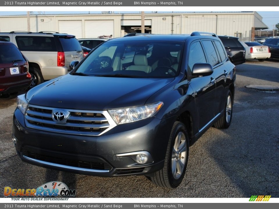 2013 Toyota Highlander Limited Magnetic Gray Metallic / Sand Beige Photo #1