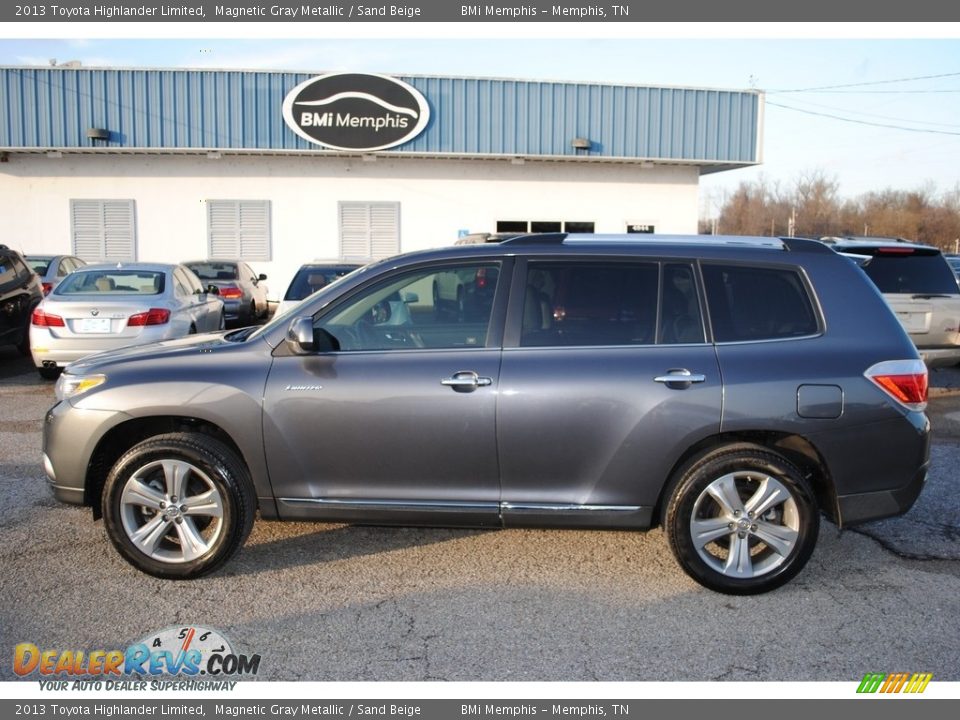 2013 Toyota Highlander Limited Magnetic Gray Metallic / Sand Beige Photo #2