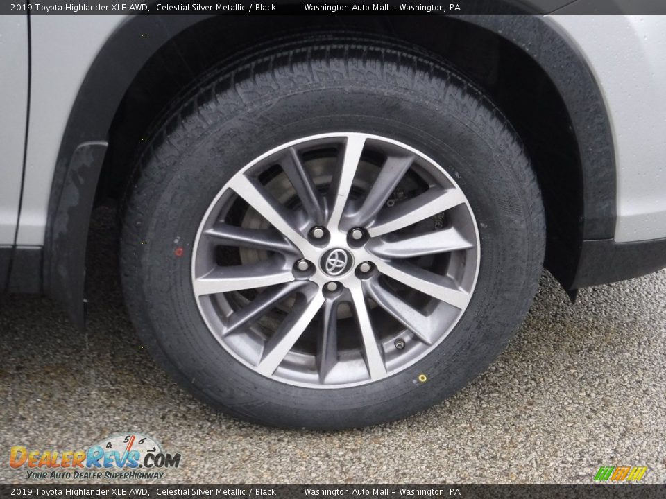 2019 Toyota Highlander XLE AWD Celestial Silver Metallic / Black Photo #11