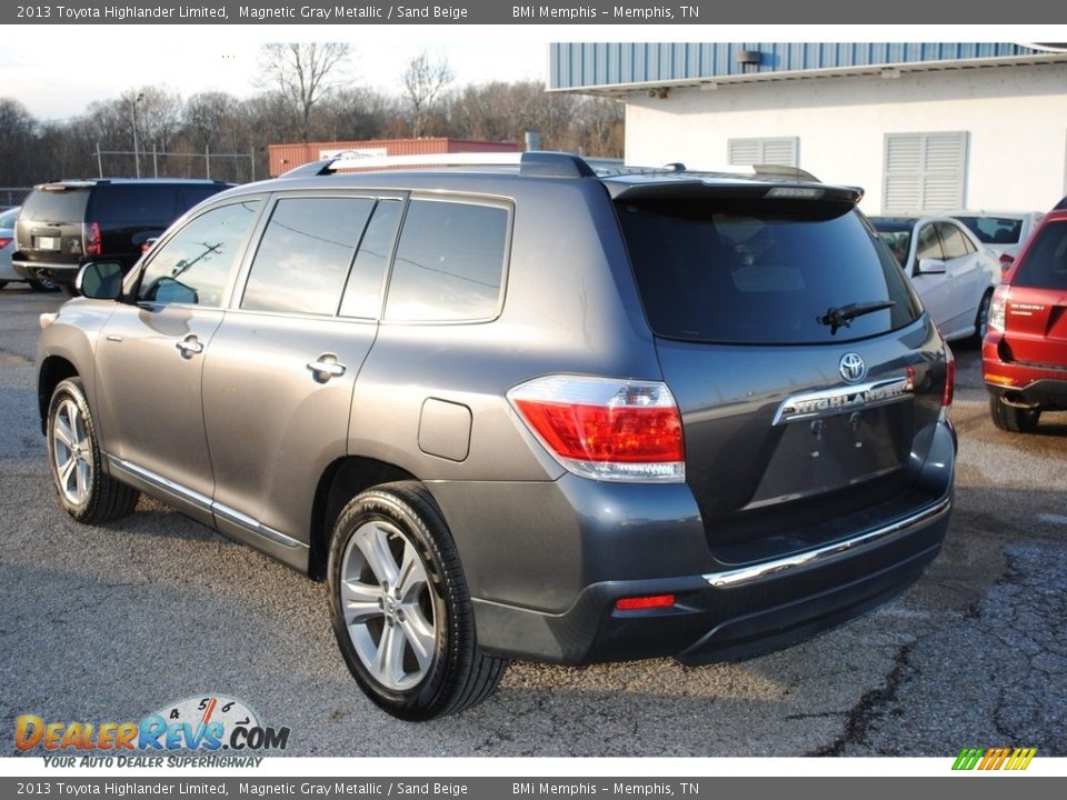 2013 Toyota Highlander Limited Magnetic Gray Metallic / Sand Beige Photo #3