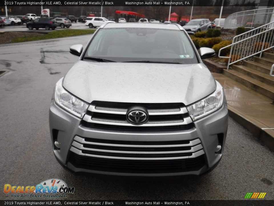 2019 Toyota Highlander XLE AWD Celestial Silver Metallic / Black Photo #12