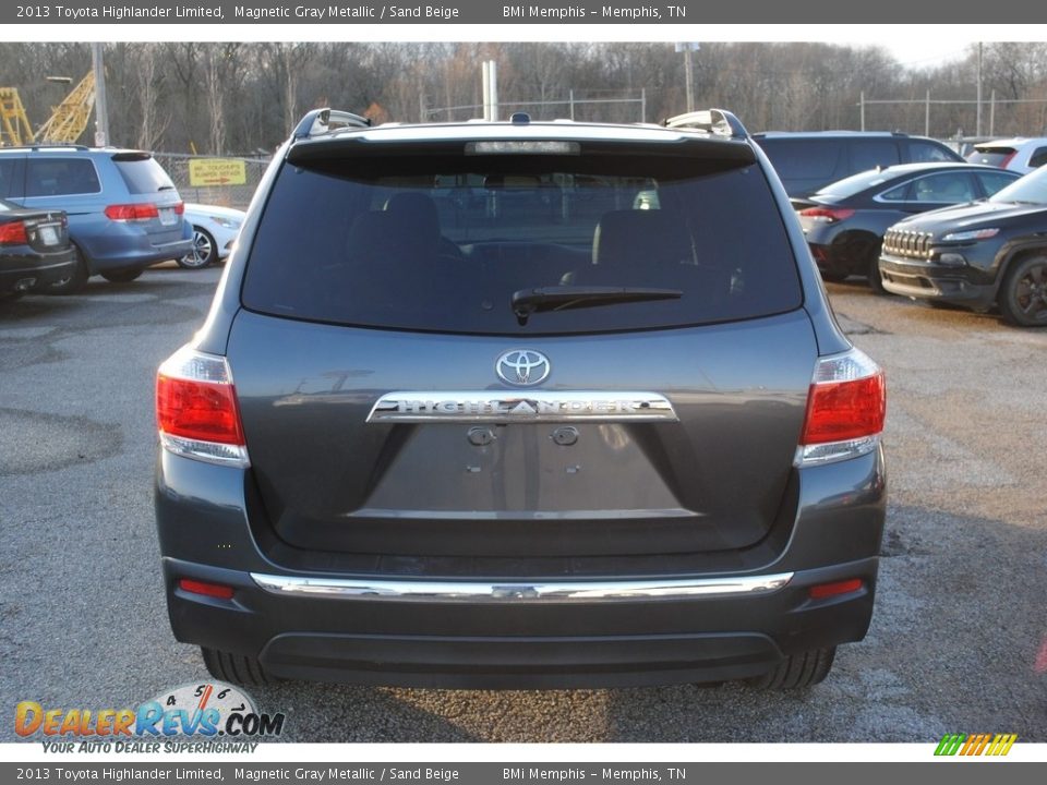 2013 Toyota Highlander Limited Magnetic Gray Metallic / Sand Beige Photo #4