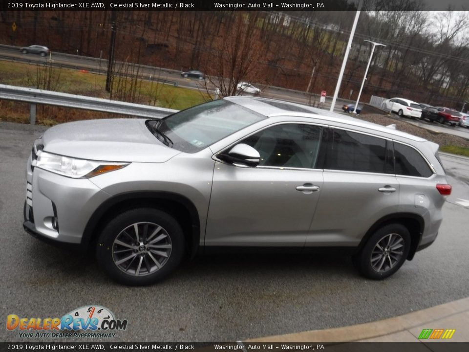 2019 Toyota Highlander XLE AWD Celestial Silver Metallic / Black Photo #14