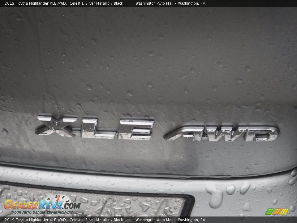 2019 Toyota Highlander XLE AWD Celestial Silver Metallic / Black Photo #18