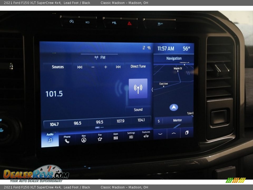 Controls of 2021 Ford F150 XLT SuperCrew 4x4 Photo #11