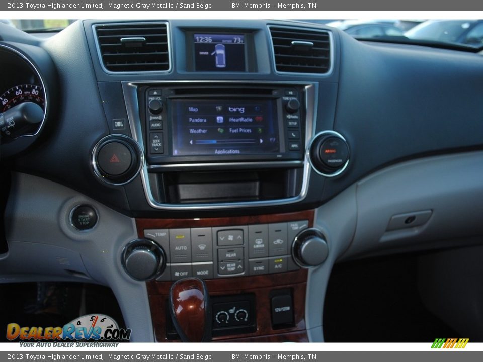 2013 Toyota Highlander Limited Magnetic Gray Metallic / Sand Beige Photo #20