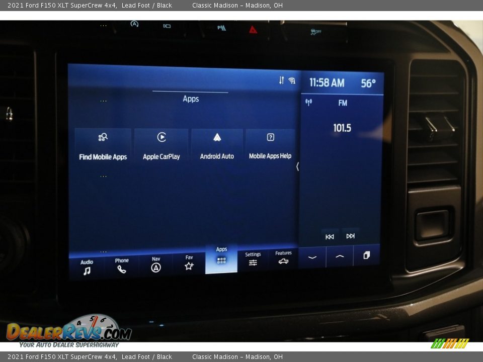 Controls of 2021 Ford F150 XLT SuperCrew 4x4 Photo #14