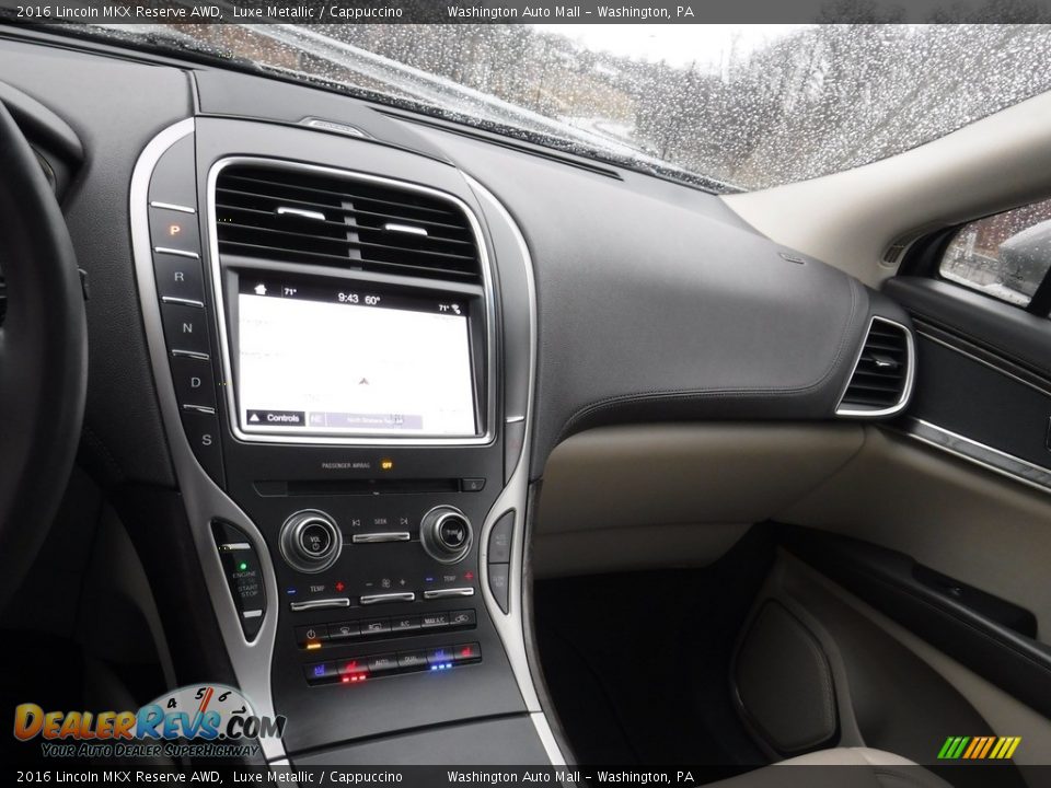 2016 Lincoln MKX Reserve AWD Luxe Metallic / Cappuccino Photo #3