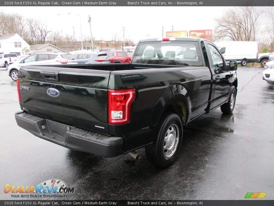 2016 Ford F150 XL Regular Cab Green Gem / Medium Earth Gray Photo #4