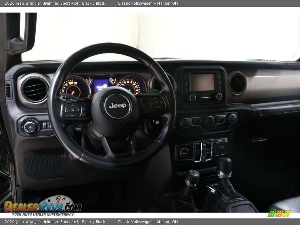 2020 Jeep Wrangler Unlimited Sport 4x4 Black / Black Photo #6