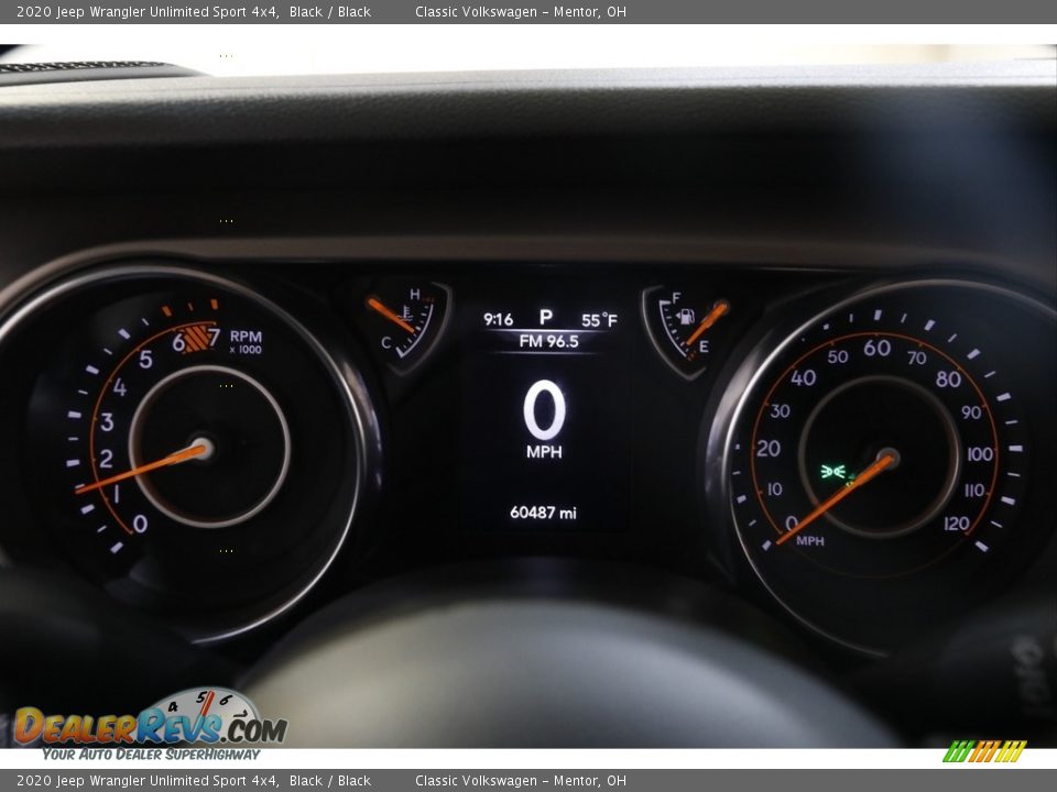 2020 Jeep Wrangler Unlimited Sport 4x4 Black / Black Photo #8