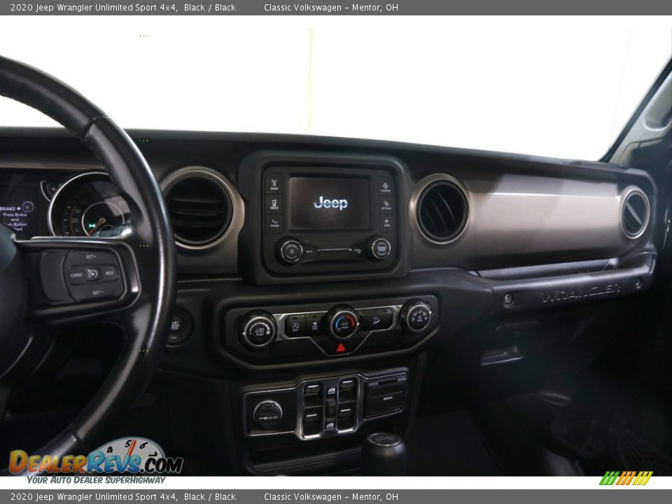 2020 Jeep Wrangler Unlimited Sport 4x4 Black / Black Photo #9